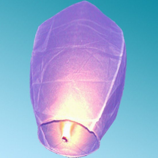 Ιπτάμενο Φαναράκι 108 x 60 x 40 cm Μωβ