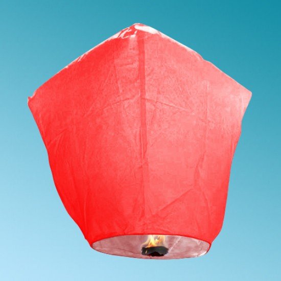 Ιπτάμενο Φαναράκι 90 x 50 x 36 cm Κόκκινο