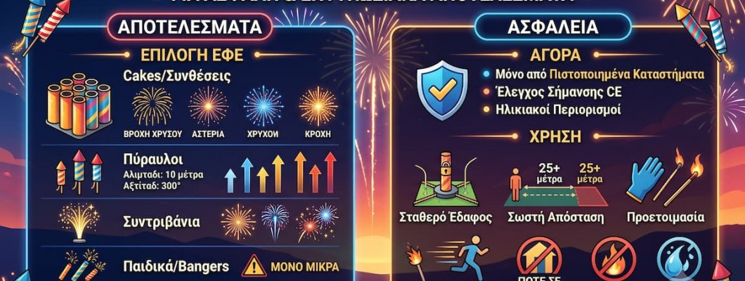 Πυροτεχνήματα: Ο Πλήρης Οδηγός Αγοράς για Ασφαλή & Εντυπωσιακά Αποτελέσματα Πυροτεχνήματα: Ο Πλήρης Οδηγός Αγοράς για Ασφαλή & Εντυπωσιακά Αποτελέσματα
