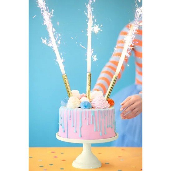 Χρυσός Πυρσός Τούρτας (1 τεμάχιο)