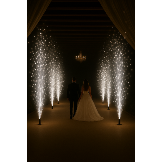 Πυροτεχνήματα γάμου - Συντριβάνι Εξωτερικού Χώρου 3m 60sec (έτοιμο για χρήση)