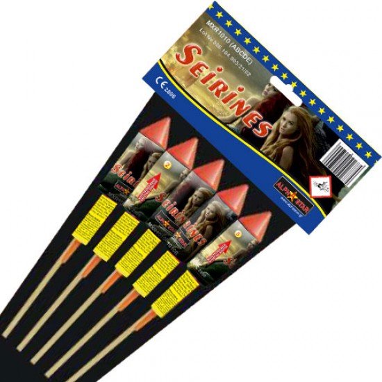Πυροτέχνημα Ρουκέτες Seirines (5 τεμάχια) Πυροτέχνημα Ρουκέτες Seirines (5 τεμάχια)