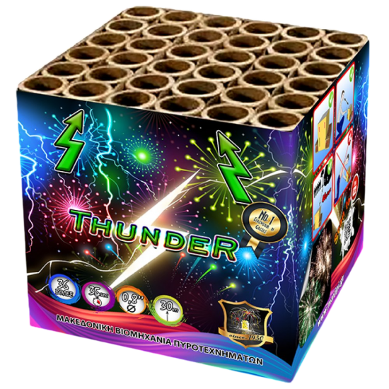 Πυροτεχνήματα 36 βολών Thunder Πυροτεχνήματα 36 βολών Thunder