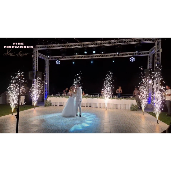 Πυροτεχνήματα γάμου - Συντριβάνι Εσωτερικού Χώρου 3m 30sec (έτοιμο για χρήση)