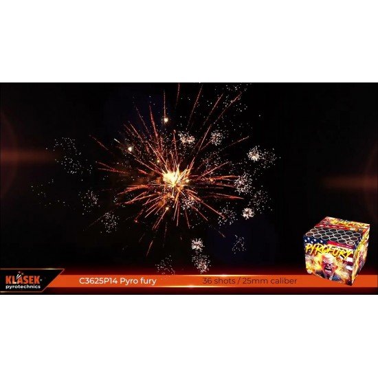 Πυροτεχνήματα 36 βολών Pyro Fury