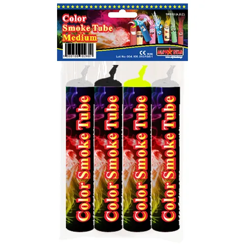 Καπνογόνο Color Smoke Tube Medium (4 τεμάχια)