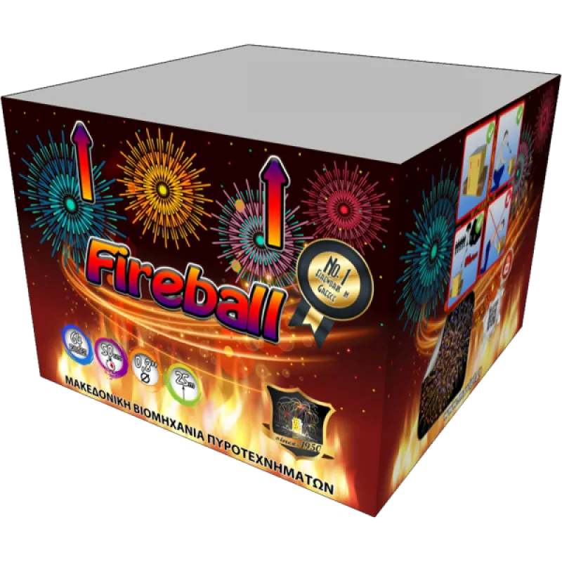 Πυροτεχνήματα 64 βολών Fireball