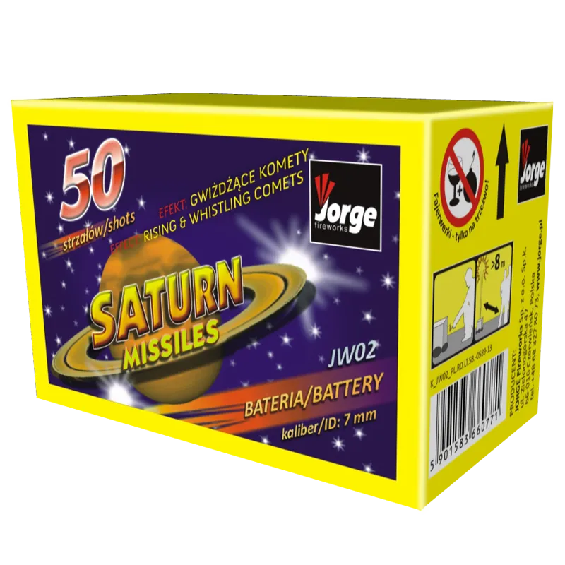 Παιδικό Πυροτέχνημα - Σφυρίχτρες Saturn - 50 βολών