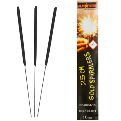 Συρματάκια Τούρτας – Sparklers 25 εκατοστά (10 τεμάχια)