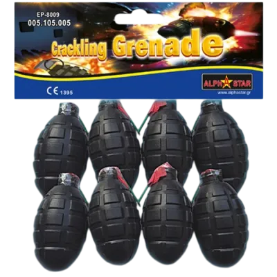Παιδικό Πυροτέχνημα - Χειροβομβίδα Crackling (8 τεμάχια)