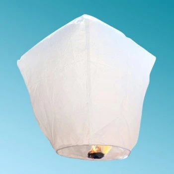 Ιπτάμενο Φαναράκι 90 x 50 x 36 cm Λευκό