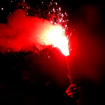 Πυρσός Κόκκινο Strobe Με Φυτίλι