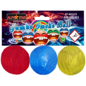 Παιδικό Πυροτέχνημα - Μπαλάκια Καπνού Jumbo (3 τεμάχια)