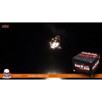 Πυροτεχνήματα 49 βολών Dum Bum ΙΣΧΥΡΟΥ ΚΡΟΤΟΥ