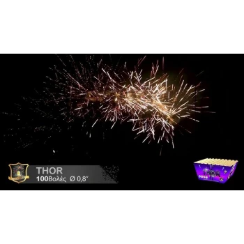 Πυροτεχνήματα Bεντάλια 100 βολών Thor