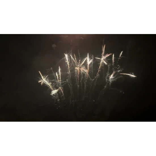 Πυροτεχνήματα Bεντάλια 49 βολών Titanium Crackling Crossette