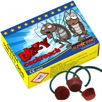 Παιδικό Πυροτέχνημα - Σβούρα Εδάφους Dizzy Cockroach (3 Τεμάχια)