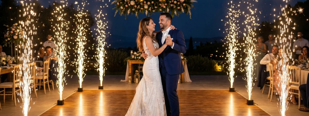 Cold Sparklers για Γάμο: Η Μαγεία που Μεταμορφώνει τον Πρώτο Χορό