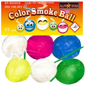 Παιδικό Πυροτέχνημα - Μπαλάκια Καπνού (6 Τεμάχια)