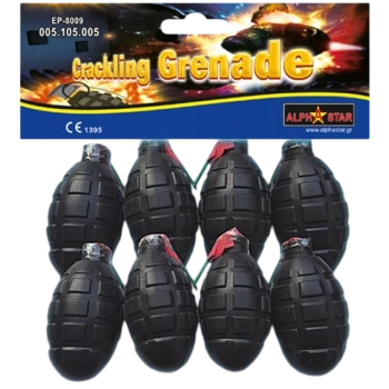 Παιδικό Πυροτέχνημα - Χειροβομβίδα Crackling (8 τεμάχια)